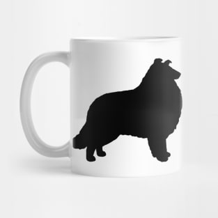 Collie Silhouette Mug